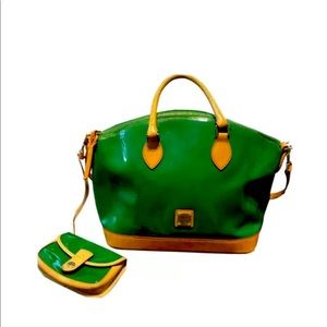Dooney and Bourke Green Patent Leather Bag